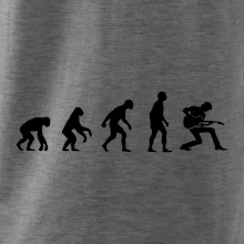 Evolúcia gitarista - kľačiaci