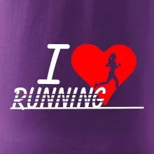 I love running dievča
