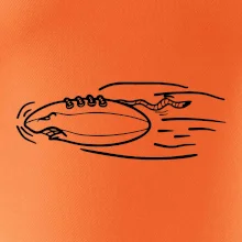 Americký futbal letiaca lopta