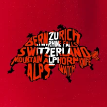 Mapy - názvy miest - Švajčiarsko