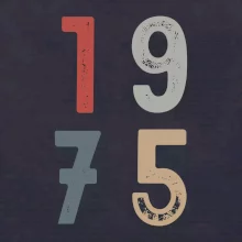 Vintage číslica 1975