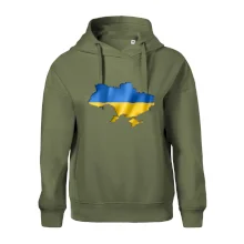 Ukrajina vlajka mapa Ukrajina vlajka mapa