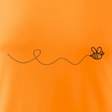 Dráha letu včely - vlnovka Dráha letu včely - vlnovka