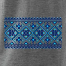 Ukrajinský vzor - modrý