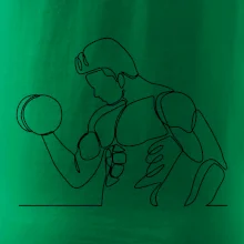 Fitness muž jedným ťahom Fitness muž jedným ťahom