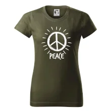 Peace symbol čiernobiely