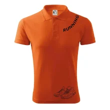 Running nápis šikmo