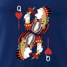 Srdcová Kráľovná kreslená (Pecka Design)