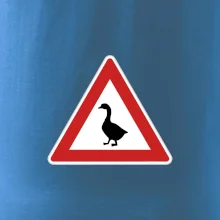 Dopravná značka - Pozor hus Dopravná značka - Pozor hus