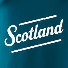 Scotland Vintage nápis Scotland Vintage nápis