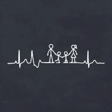 EKG rodina a dvaja chlapci