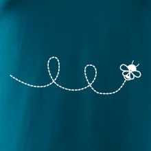 Dráha letu včely - slučka