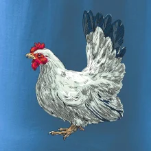 Sliepka kreslená biela