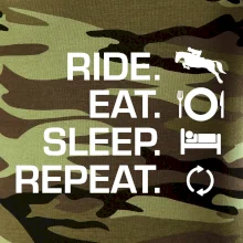 Ride Eat Sleep Repeat Kôň