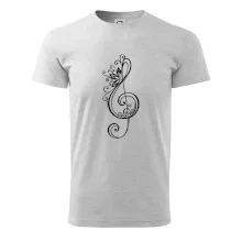 Husľový kľúč kvety Husľový kľúč kvety