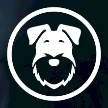 Bradáč v koliesku na prsníku