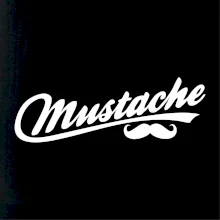 Mustache - nápis Mustache - nápis