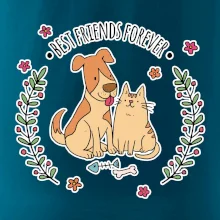 Mačka a pes best friends