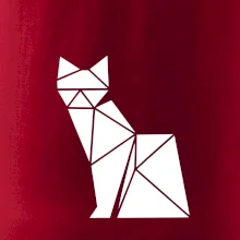 Origami mačka z boku