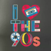 Aj love 90s - srdce a kazeta