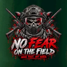 Lebka bojovníka – No Fear paintball