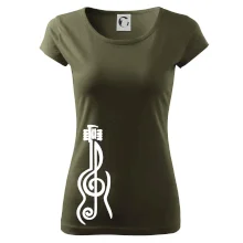 Husľový kľúč gitara Husľový kľúč gitara