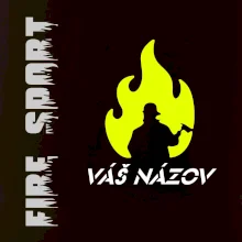 Hasiči - oheň - Váš názov - Prsník + chrbát