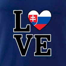 Love Slovenská vlajka Love Slovenská vlajka