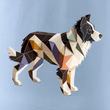 Border kólia zlepená z papiera