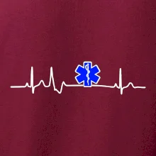 EKG rescue modrá hviezda