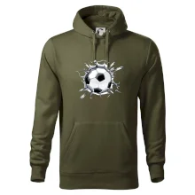 Futbalová lopta v triku Futbalová lopta v triku