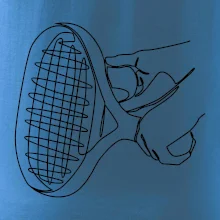 Tenisová raketa jedným ťahom