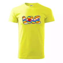 Love nápis dúhový