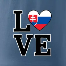 Love Slovenská vlajka Love Slovenská vlajka
