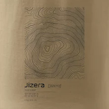 Jizera - vrstevnice v obdĺžniku