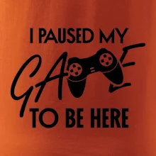 I paused my game to be here