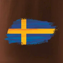 Švédska vlajka kreslená