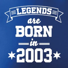 Legends are born in 2003