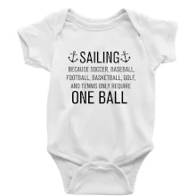 Sailing beacause one ball