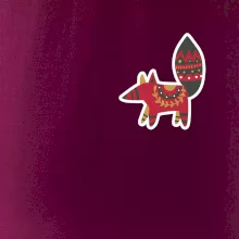 Folklór na prsníku líška