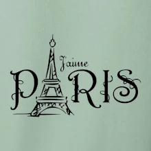 Paris nápis Eiffelovka rovný