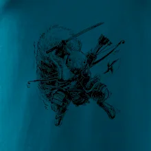 Skica ninja veverička