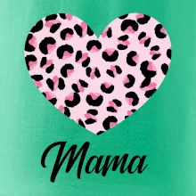 Srdce růžové - mama (Pecka Design)