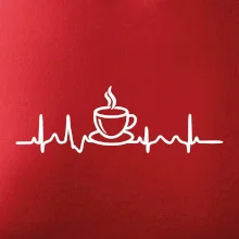 EKG hrnček kávy