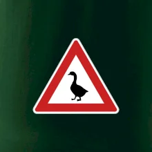 Dopravná značka - Pozor hus