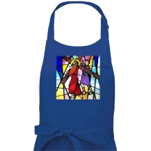 Vitráž - Ježiš a kríž