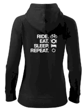 Ride Eat Sleep Repeat bicykel
