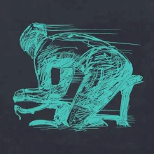 Cestná cyklista zadok