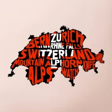 Mapy - názvy miest - Švajčiarsko