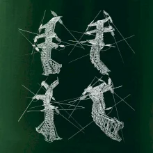 Skrútený stožiar vysokého vedenia